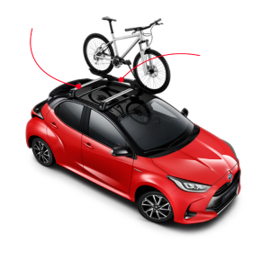 Barras transversales y soporte superior bicicletas Toyota Yaris